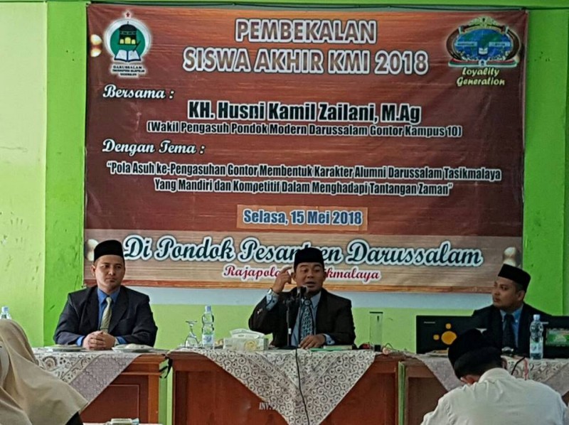 Pembekalan Siswa Akhir KMI bersama wakil Pengasuh Gontor Kampus 10 