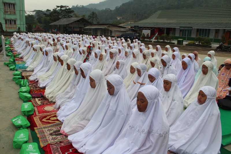 Pelaksanaan Shalat Idul Adha di Pondok Pesantren Darussalam Rajapolah Tasikmalaya