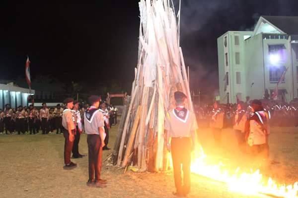 Unggun Gembira kegiatan LPTM 2018
