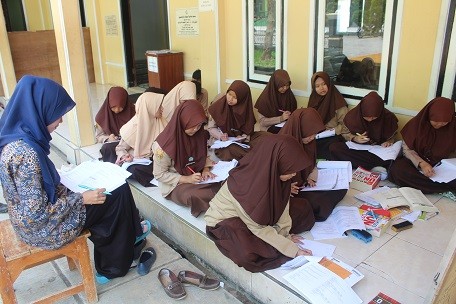 Pemadatan Kelas XII di Pontren Darussalam Tasikmalaya tahun 2018