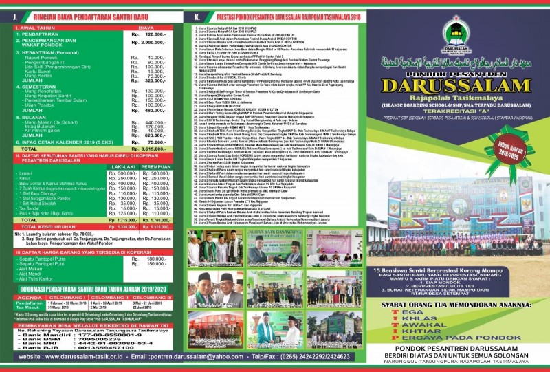 Biaya Masuk Pesantren Darul Arqam Garut: Fakta Penting yang Perlu Diketahui