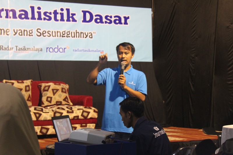 Pelatihan Jurnalistik dasar di Radar TV