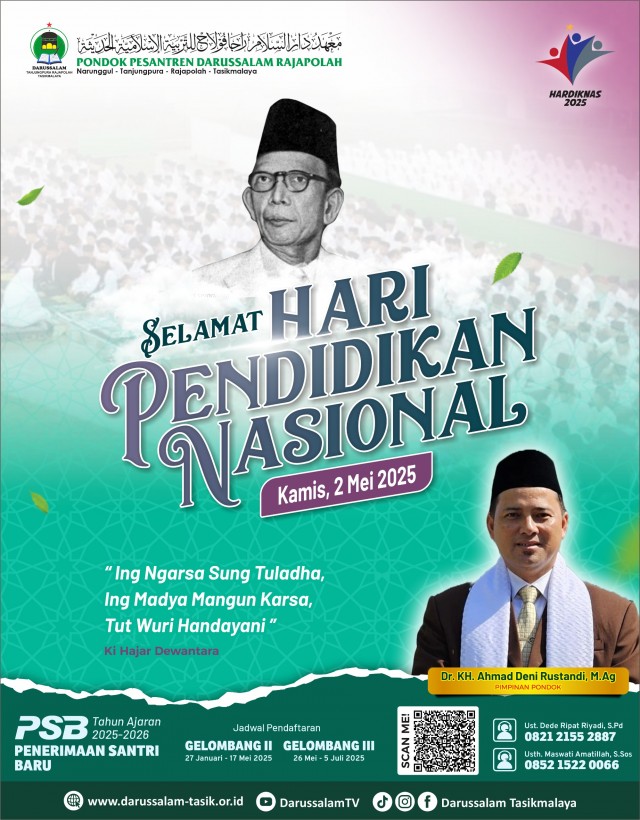 Hari Pendidikan Nasional 2 Mei 2025: Membangun Generasi Berilmu, Berakhlak, dan Beradab