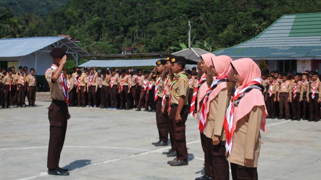 Penutupan Kegiatan Pramuka